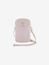 Guess Guess PU Grained 4G Метално лого за телефон с цип Розов