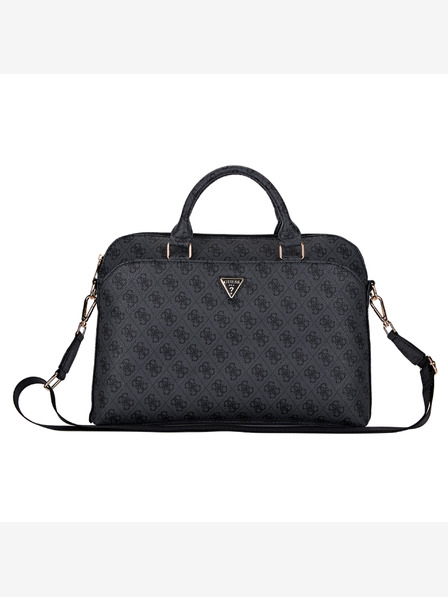 Guess PU 4G Triangle Logo Taška na Notebook 15/16" Black Калъф за телефон