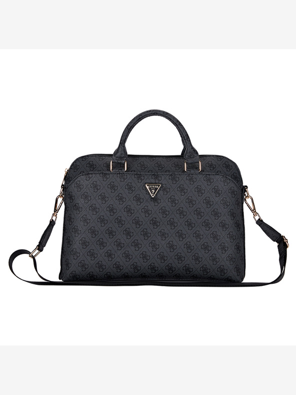 Guess PU 4G Triangle Logo Taška na Notebook 15/16" Black Калъф за телефон