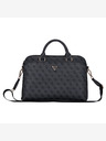 Guess PU 4G Triangle Logo Taška na Notebook 15/16" Black Калъф за телефон