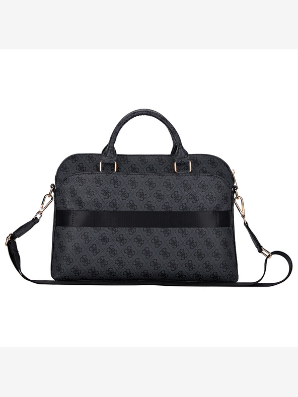 Guess PU 4G Triangle Logo Taška na Notebook 15/16" Black Калъф за телефон