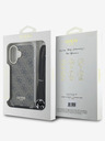 Guess Guess IML 4G Заден капак с щампа за кръст за iPhone 16 Кафяв