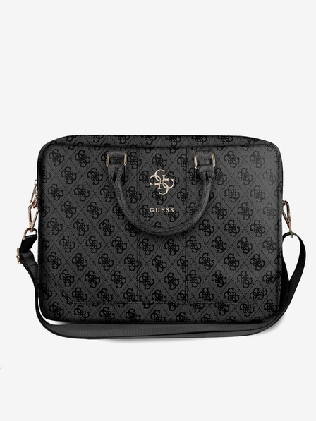 Guess Guess PU 4G Metal Logo чанта за тефтер 15/16 Grey"