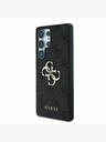 Guess PU 4G Metal Logo Zadní Kryt pro Samsung Galaxy S25 Ultra Grey Калъф за телефон