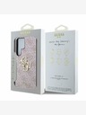 Guess Guess PU 4G Метално лого заден капак за Samsung Galaxy S25 Ultra Pink