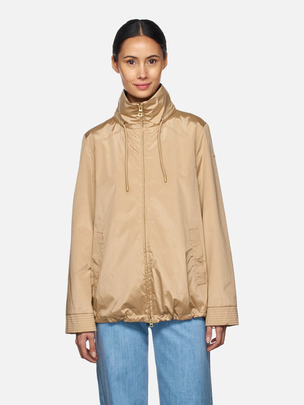 Geox Светлокафяво дамско яке Geox Dandra