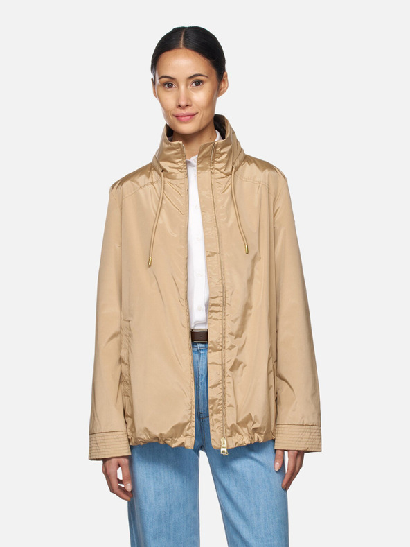 Geox Светлокафяво дамско яке Geox Dandra