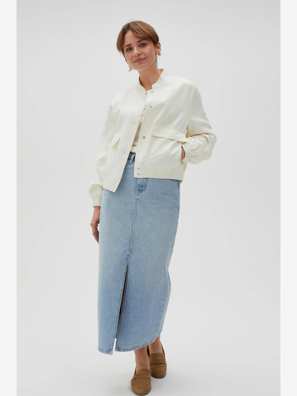 Moodo Бяло дамско яке Moodo