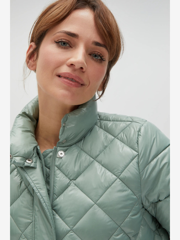 Moodo Зелено дамско ватирано яке Moodo