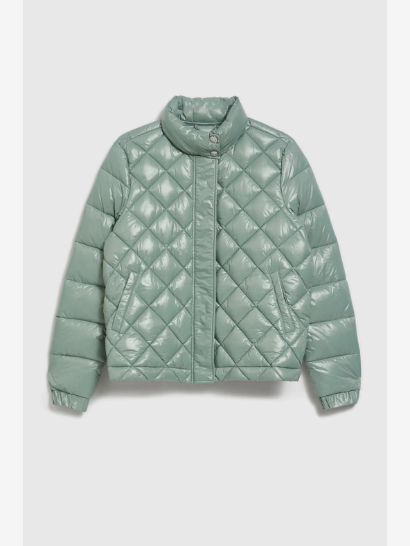 Moodo Зелено дамско ватирано яке Moodo