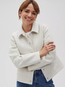 Moodo Кремаво дамско яке с риза Moodo