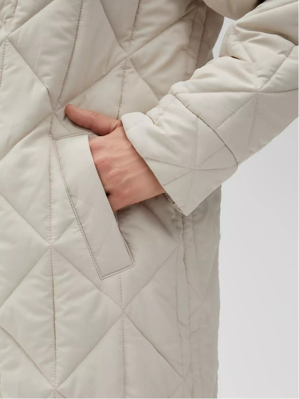 Moodo Кремаво дамско ватирано яке Moodo