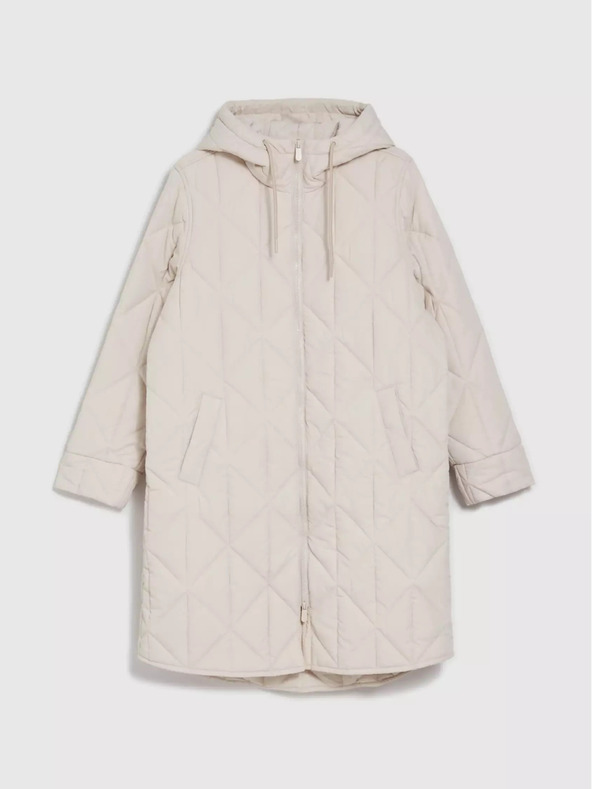 Moodo Кремаво дамско ватирано яке Moodo