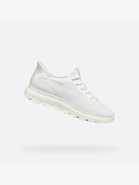 Geox Бели дамски маратонки Geox Spherica Plus