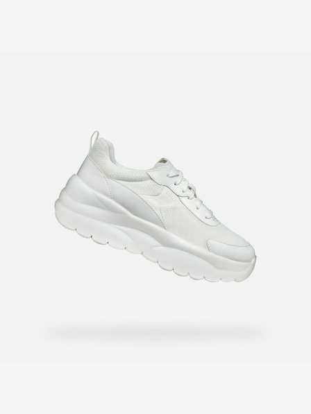 Geox Бели дамски маратонки Geox Xtors