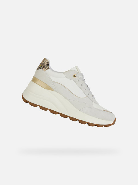 Geox Кремави дамски маратонки Geox Spherica EC13