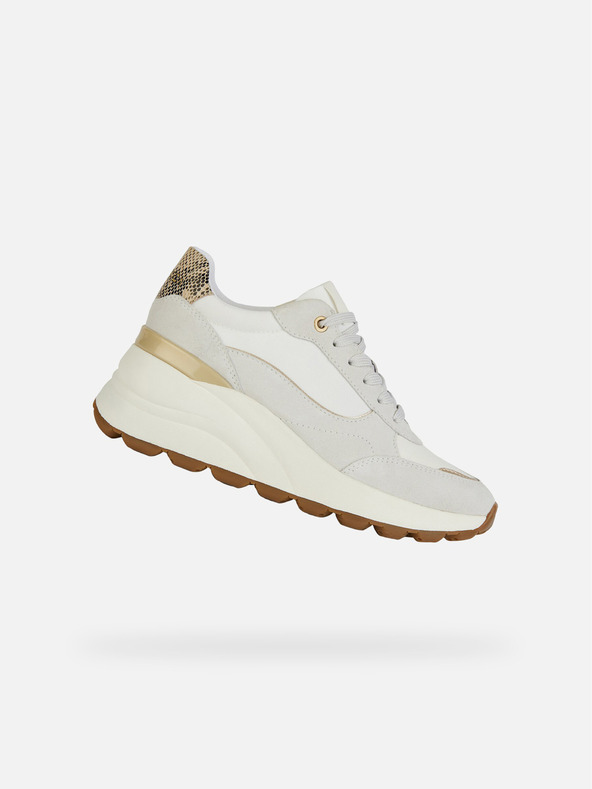 Geox Кремави дамски маратонки Geox Spherica EC13