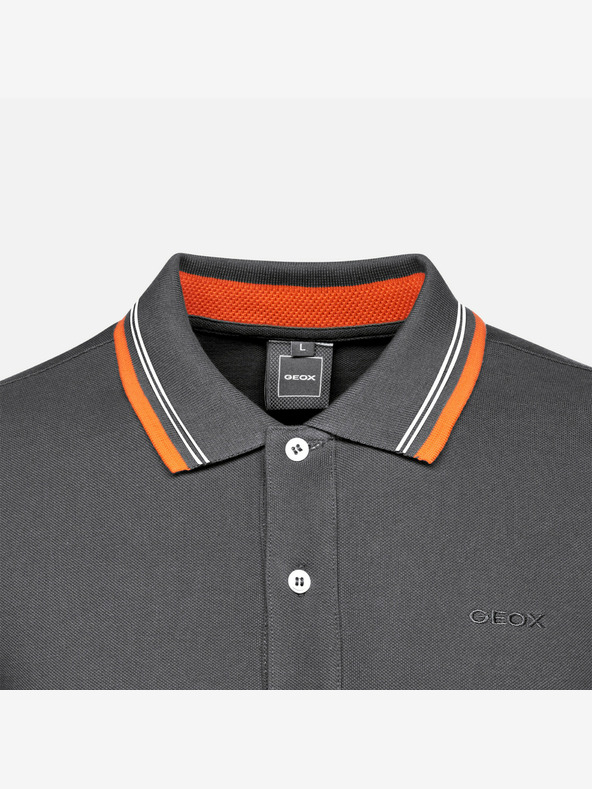 Geox Тъмносива мъжка тениска Geox