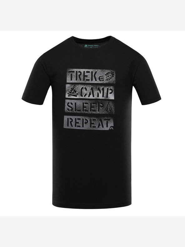 ALPINE PRO Мъжка бързосъхнеща тениска с охлаждащо сушене ALPINE PRO BOLEN 2 black pb
