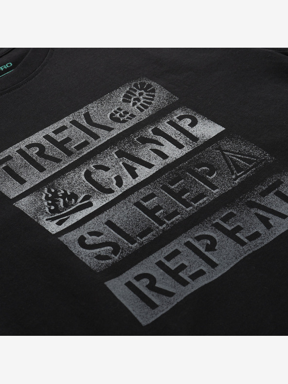 ALPINE PRO Мъжка бързосъхнеща тениска с охлаждащо сушене ALPINE PRO BOLEN 2 black pb