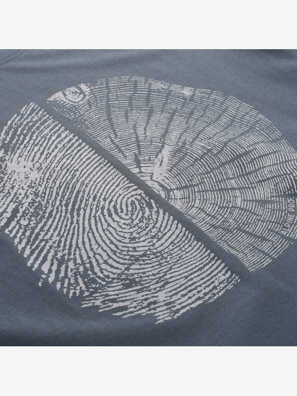 ALPINE PRO Мъжка тениска от органичен памук ALPINE PRO TERMESA 2 dark slate вариант pa