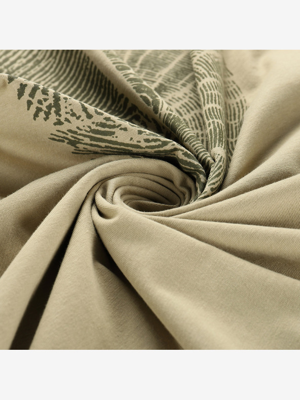 ALPINE PRO Мъжка тениска от органичен памук ALPINE PRO TERMES 2 twill вариант па