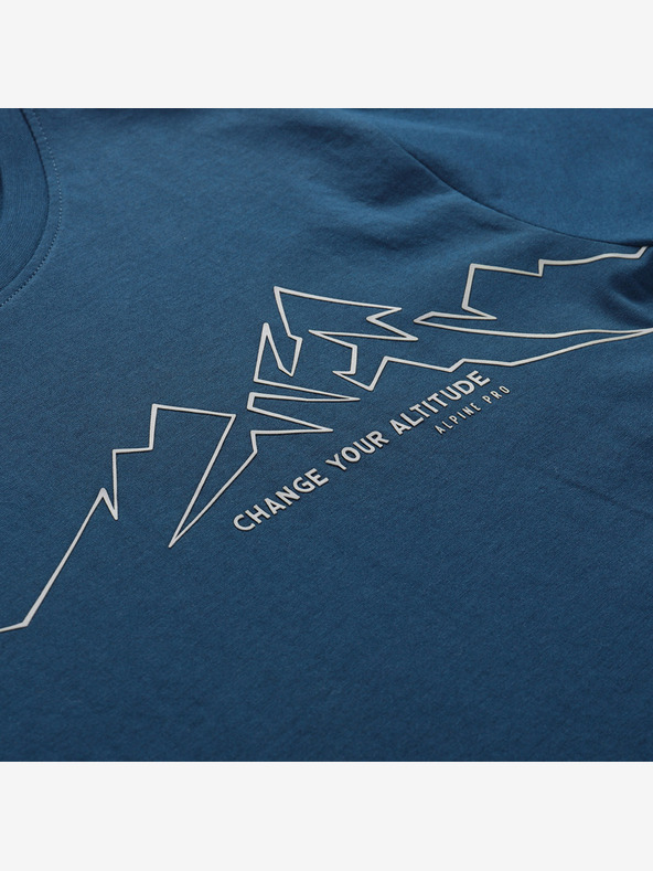 ALPINE PRO Мъжка бързосъхнеща тениска с охлаждащо сушене ALPINE PRO BOLEN 2 moonlit ocean вариант бр.