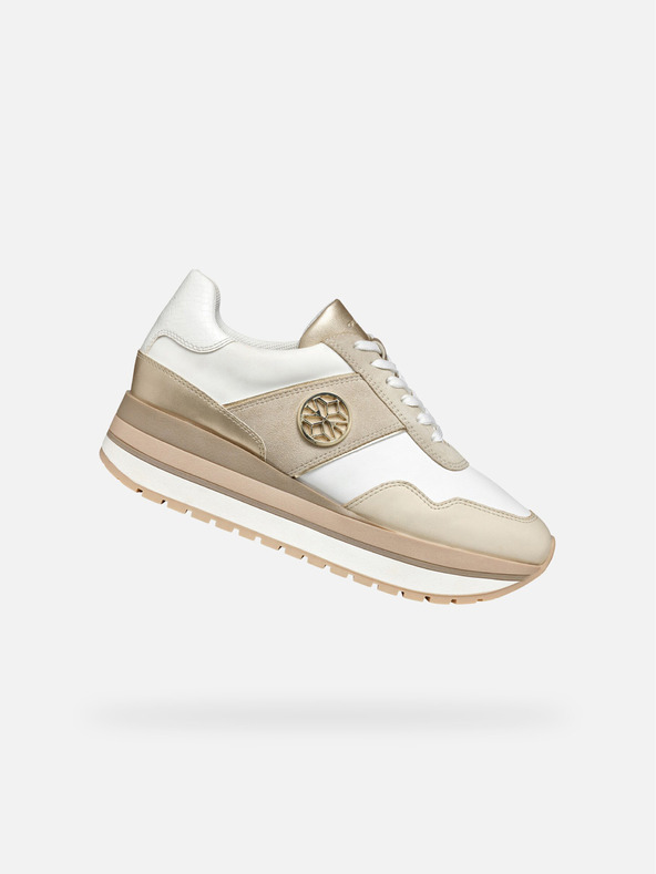 Geox Бели дамски кецове Geox Nekency