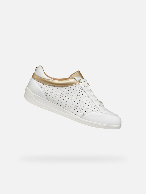 Geox Бели дамски маратонки Geox Myria