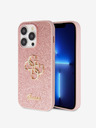 Guess Guess PU фиксиран метален капак с метално лого 4G за iPhone 15 Pro Pink