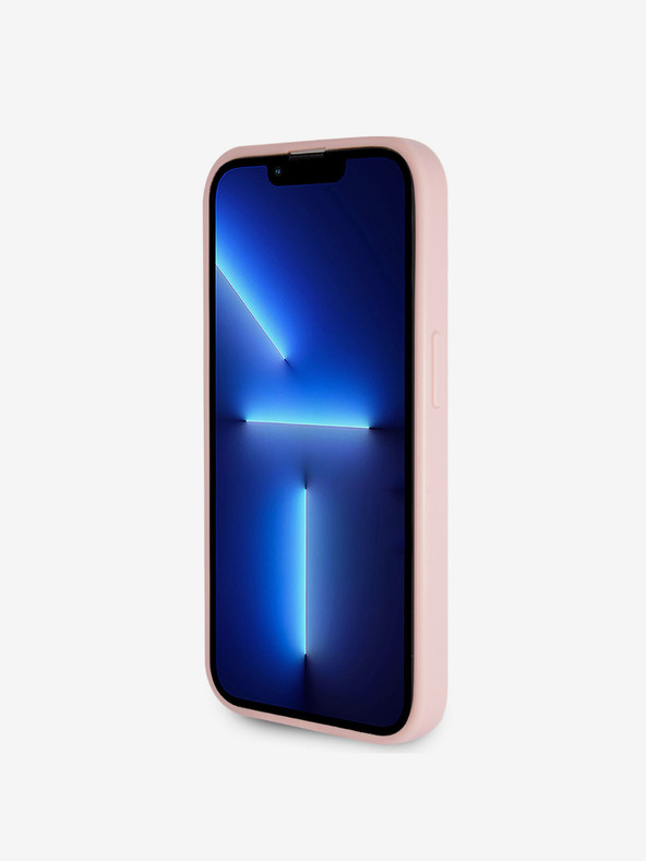 Guess Guess PU фиксиран метален капак с метално лого 4G за iPhone 15 Pro Pink