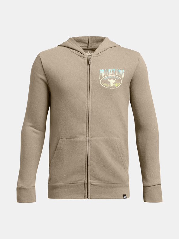 Under Armour Under Armour Pjt Rck Boys LS FZ HD Q1-BRN