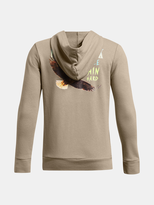 Under Armour Under Armour Pjt Rck Boys LS FZ HD Q1-BRN