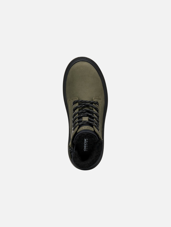 Geox Тъмнозелени момчешки боти Geox Kiddartah WPF