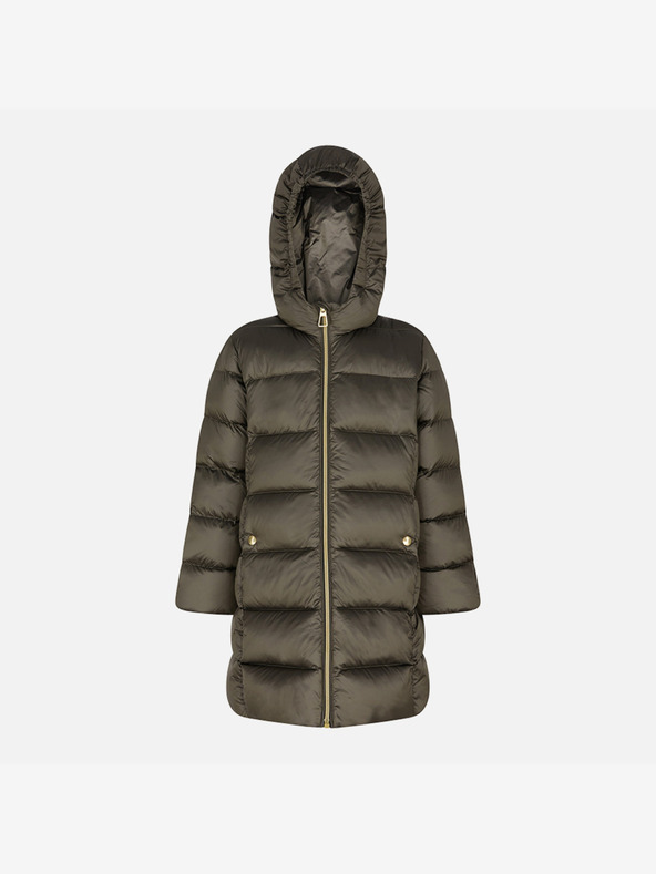 Geox Яке Geox Himalaya за момичета в цвят каки