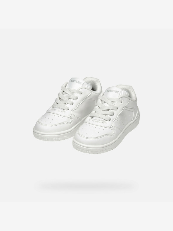 Geox Бели маратонки за момичета Geox Washiba