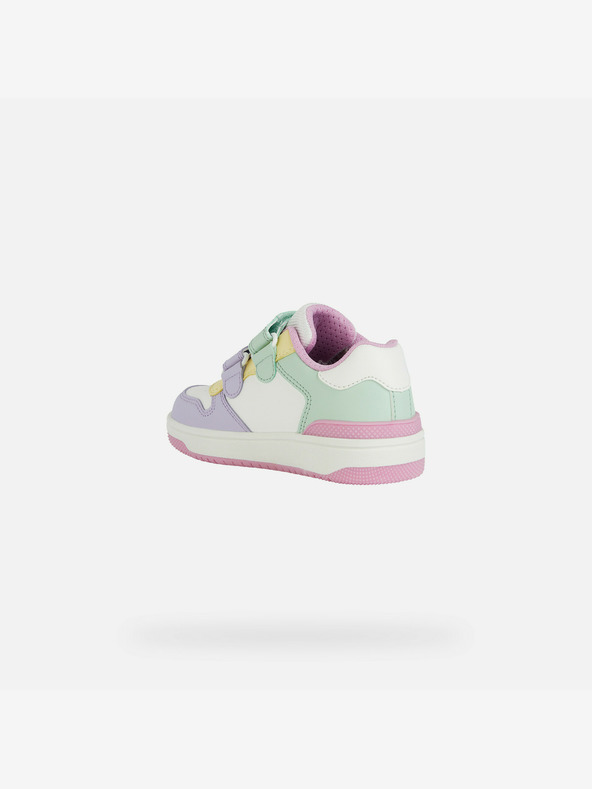 Geox Бели маратонки за момичета Geox Washiba