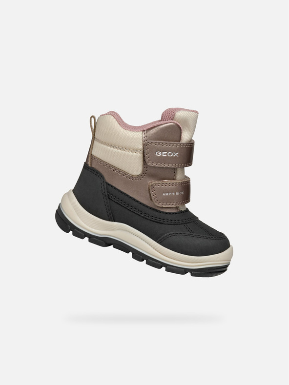 Geox Черни детски обувки за глезена Geox Flanfil ABX