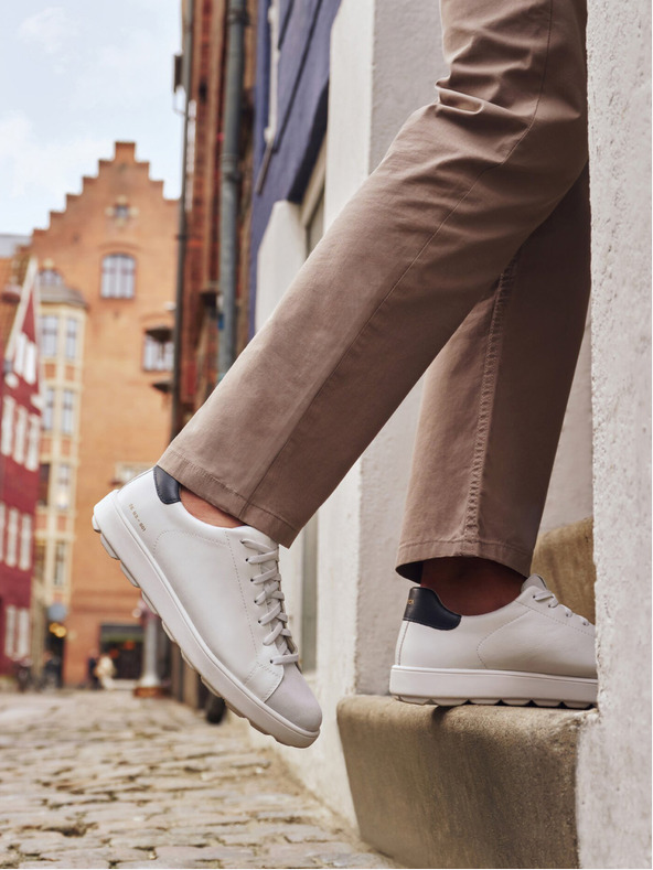 Geox Бели мъжки маратонки Geox Spherica ECUB-1