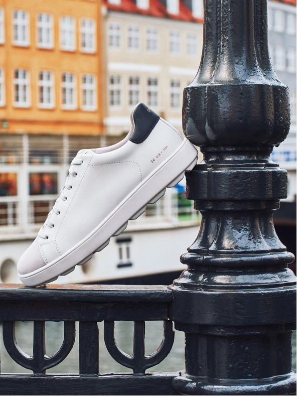 Geox Бели мъжки маратонки Geox Spherica ECUB-1