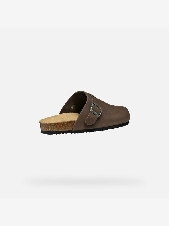 Geox Тъмнокафяви мъжки чехли Geox Sandal Ghita