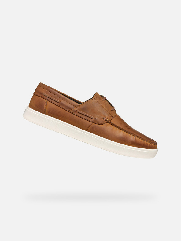 Geox Кафяви мъжки мокасини Geox Avola