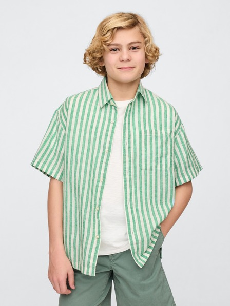 GAP Бебешка ленена риза GAP