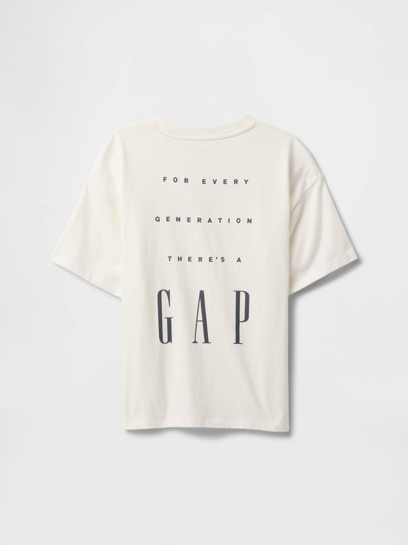 GAP Бебешка джобна тениска с лого GAP