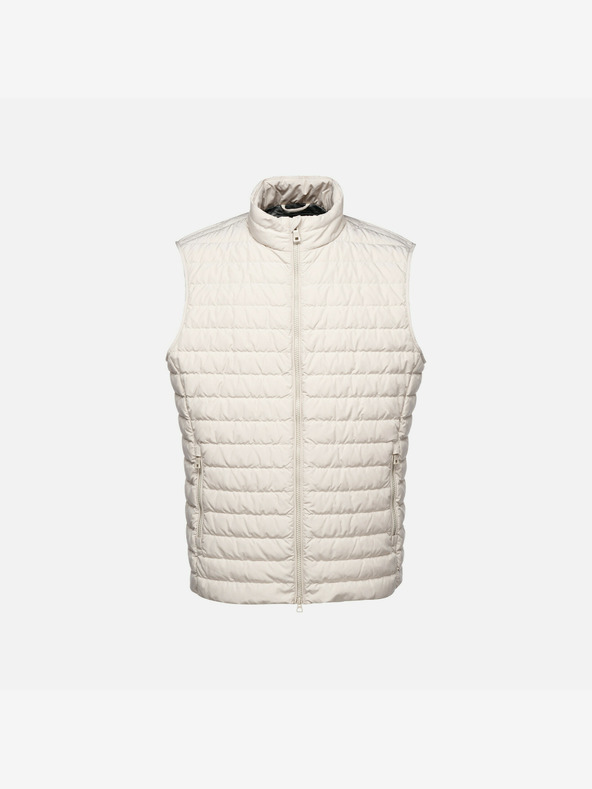 Geox Кремава мъжка жилетка Geox Warrens