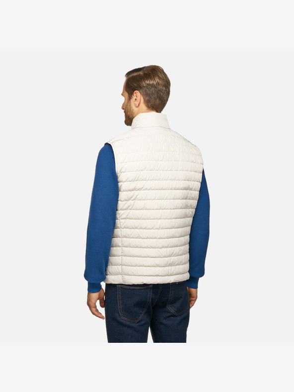 Geox Кремава мъжка жилетка Geox Warrens