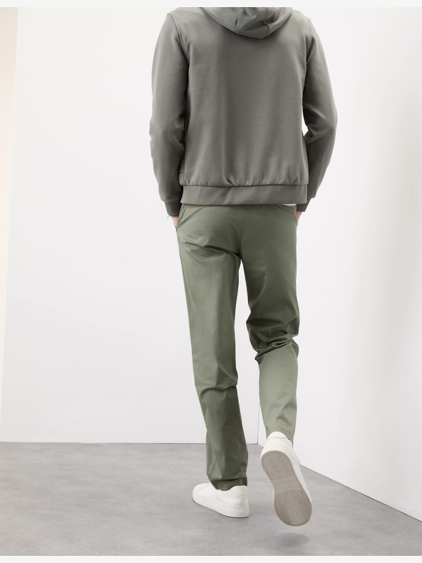 Marks & Spencer Супер лек панталон чино, редовна кройка Marks & Spencer зелен