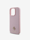 Guess Guess PU Grained 4G Small Metal Logo MagSafe заден капак за iPhone 16 Pro Max Pink