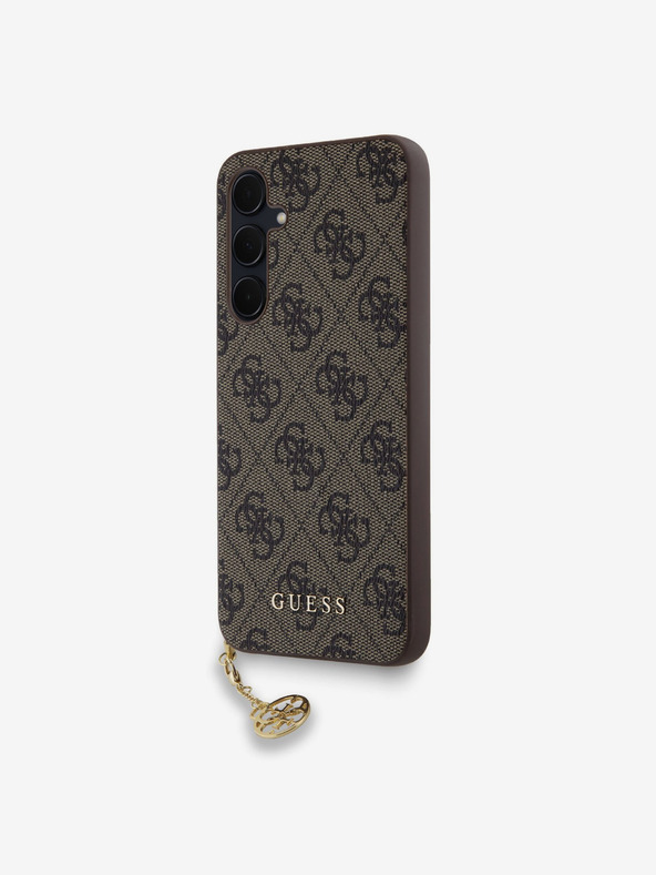 Guess Guess 4G заден капак с чар за Samsung Galaxy A35 5G Brown