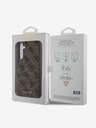 Guess Guess 4G заден капак с чар за Samsung Galaxy A35 5G Brown